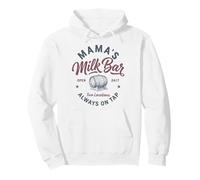 Mama's Milk Bar Funny Breastfeeding Nursing Mom Pullover Hoodie