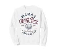 Mama's Milk Bar Funny Breastfeeding Nursing Mom Sweatshirt