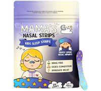 Mama's Nasal Strips for Kids, Hypoallergenic & Soft, Safe for Kids Nose Strips, Immediate Relief For Breathing and Sleeping | Easy to Use, Drug Free, and Non Toxic (24 Count, 5+ Ages, 1.73 x .55 inch)