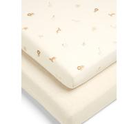 Mamas & Papas 2 Pack Born to be Wild Cotbed Fitted Sheets Multi