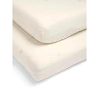 Mamas & Papas Cotbed Fitted Sheets (2 Pack) - Welcome to the World Duckling