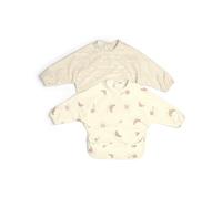 Mamas & Papas 2-Pack Waterproof Long Sleeved Messy Baby Bibs, Ideal for Weaning for 6-18 Months - Bonjour Bebe