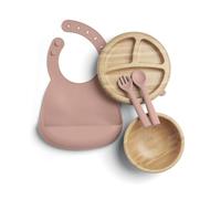 Mamas & Papas 4pc Bamboo Baby Weaning Starter Kit (6-18 Months) - Melba