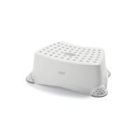 Mamas & Papas Anti Slip Step Stool, Multiuse Booster Step, Toddler Toilet Training, 18 Months to Maximum 25kg - White/Pebble Grey