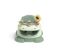 Mamas & Papas Baby Bug Booster Seat For Dining, Detachable Tray, Harness, Adjustable Seat and Non-Slip Feet, Eucalyptus