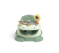 Mamas & Papas Baby Bug Booster Seat For Dining, Detachable Tray, Harness, Adjustable Seat and Non-Slip Feet, Eucalyptus