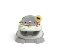 Mamas & Papas Baby Bug Booster Seat for Dining, Detachable Tray, Harness, Adjustable Seat and Non-Slip Feet, Pebble Grey