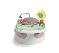 Mamas & Papas Baby Snug Seat and Activity Tray with Adjustable Features, Supportive, Stable and Easy Clean Design in Blossom (Pink), Suitable from 3 to12 Month Approx