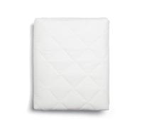 Anti-Allergy Quilted Cotbed Mattress Protector White