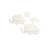 Elephant Shelves & Nightlight White