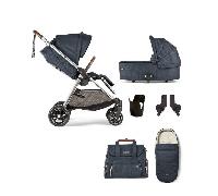 Mamas & Papas Flip XT3 Navy Flannel - Essentials Kit