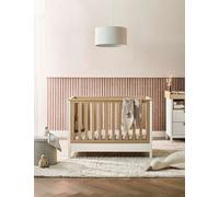 Mamas & Papas Harwell Small Cotbed - White Natural White