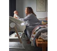 Mamas & Papas Lua Bedside Crib, Beige Beige