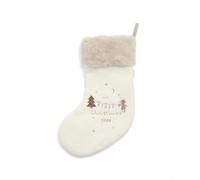 Mamas & Papas My First Christmas 2025 Small Stocking, White