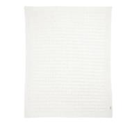 Mamas & Papas Nursery Small Knitted Blanket, White Stripe, 70 x 90 cm