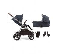 Mamas & Papas Ocarro 4 Piece Starter Travel System Bundle - Navy Flannel