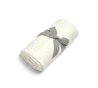 Knitted Blanket - Pointelle CREAM