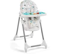 Mamas & Papas Snax Adjustable Baby High Chair for 6 Months Plus, Toddlers, Reclining, Foldable Highchair with Wipeable Removable Tray, Baby Feeding Chair, 108 x 84 x 59 cm, Happy Planet