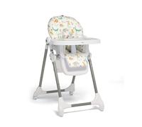 Mamas & Papas Snax, Adjustable Highchair, Reclines, Foldable, Removable Tray, Jungle Alphabet
