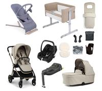 Mamas & Papas Vardo Essential Travel & Nursery Bundle, Shell