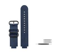 MAMA'S PEARL 16mm Fit For Casio Ga900 Ga700 GA-110 GA-100 GA-120 Breathable Watch Strap For G-SHOCK Nylon Watchband Stainless Steel Buckle Bracelet(Blue black buckle)
