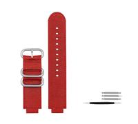MAMA'S PEARL 16mm Fit For Casio Ga900 Ga700 GA-110 GA-100 GA-120 Breathable Watch Strap For G-SHOCK Nylon Watchband Stainless Steel Buckle Bracelet(Red Silver Buckle)