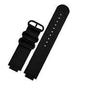MAMA'S PEARL 18mm Fit For Casio PRG-250 PRG-260/500/550 Watch Strap PRW25500/5100/5000/3500 Nylon Watchband Men's Waterproof Breathable Wristband(Black-black)