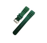 MAMA'S PEARL 20mm 22mm Silicone Strap Fit For Seiko For Water Ghost SKX007 SPR009 SRP777J1 Diving Sport Waterproof Wrist Band Bracelet Watchband(Green,22mm)
