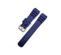 MAMA'S PEARL 20mm 22mm Silicone Strap Fit For Seiko For Water Ghost SKX007 SPR009 SRP777J1 Diving Sport Waterproof Wrist Band Bracelet Watchband(Blue,22mm)