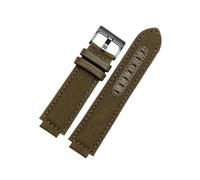 MAMA'S PEARL 24 * 16MM Dir For TIMEX Canvas Convex Strap Male Compass Bracelet T2N721 T2N720 TW2T76500 TW2T76300 Series Nylon Watchband(F08-Green-B)