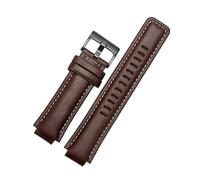 MAMA'S PEARL 24 * 16MM Dir For TIMEX Canvas Convex Strap Male Compass Bracelet T2N721 T2N720 TW2T76500 TW2T76300 Series Nylon Watchband(P06-Dark brown-B)