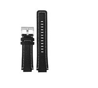 MAMA'S PEARL 24 * 16MM Dir For TIMEX Canvas Convex Strap Male Compass Bracelet T2N721 T2N720 TW2T76500 TW2T76300 Series Nylon Watchband(N14-Black-S)