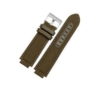 MAMA'S PEARL 24 * 16MM Dir For TIMEX Canvas Convex Strap Male Compass Bracelet T2N721 T2N720 TW2T76500 TW2T76300 Series Nylon Watchband(F08-Green-S)
