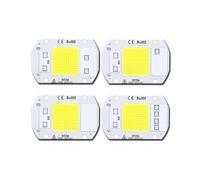 MAMA'S PEARL 4pcs LED Bulb COB Chip 50W 30W 20W 10W Beads 220-240V No Need Driver for Outdoor Indoor FloodLight Backlight Led Module CoolWhite(Coldwhite 6500K,20W 220V 60X40mm)