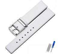 MAMA'S PEARL Leather Watch Strap Fit For CK K2G211K2G231K2Y211K2Y231 Watchband Chain Buckle Men And Women 16mm 18mm 20mm 22mm Bracelet(Antique Black,16mm)