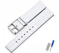 MAMA'S PEARL Leather Watch Strap Fit For CK K2G211K2G231K2Y211K2Y231 Watchband Chain Buckle Men And Women 16mm 18mm 20mm 22mm Bracelet(Black Green,22mm)