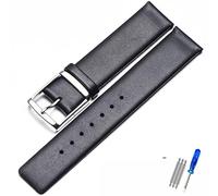 MAMA'S PEARL Leather Watch Strap Fit For CK K2G211K2G231K2Y211K2Y231 Watchband Chain Buckle Men And Women 16mm 18mm 20mm 22mm Bracelet(Rose Green,22mm)
