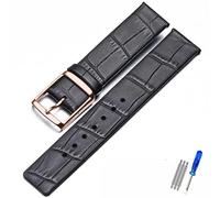 MAMA'S PEARL Leather Watch Strap Fit For CK K2G211K2G231K2Y211K2Y231 Watchband Chain Buckle Men And Women 16mm 18mm 20mm 22mm Bracelet(Black Gray,20mm)