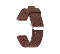 MAMA'S PEARL RUBBER WATCH STRAP 20mm 22mm Watch Band Fit For Seiko Fit For Oris Watch Replaement Watch Bracelet Belt(Brown,22mm)