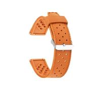 MAMA'S PEARL RUBBER WATCH STRAP 20mm 22mm Watch Band Fit For Seiko Fit For Oris Watch Replaement Watch Bracelet Belt(Orange,22mm)