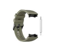 MAMA'S PEARL Silicone Black Band Strap Fit For AMAZFIT T-Rex 2 Replacement Man Adjustable Sport Strap Band With Removal Tool(Green)