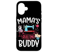 Mama's Quilting Buddy Quilt Makers Cat Lover Sewing Case for iPhone 16