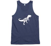 Mamasaurus Mum Mama Mens Womens Unisex Vest Tank Top-Small-Navy