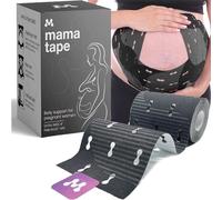 MAMATAPE Mama Tape Pregnancy Belly Support Pelvic and Back Pain Relief Extra Wide 4 x 16.4' Roll of Kinesiology Tape for Pregnant Skin Maternity Belly