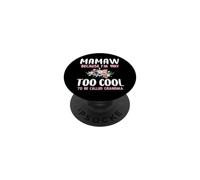 Mamaw Because I'm Too Cool Be Called Grandma Floral Flower PopSockets Adhesive PopGrip