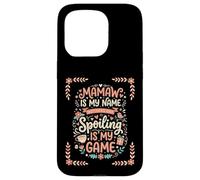 Mamaw Is My Name Spoiling Is My Game Grandma Case for iPhone 15 Pro