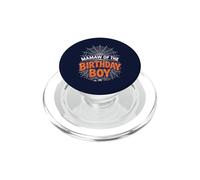 MAMAW of the BOY Birthday Web Spider Halloween Party Tee PopSockets PopGrip for MagSafe