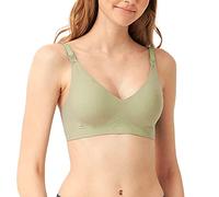 Mamaway Silky Seamless Nursing Maternity No Show Wireless Bra, Smooth, Cooling, Lightweight for Breastfeeding, Pregnancy Green