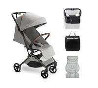 MAMAZING Ultra Air Travel Stroller, Grey, One-Handed Fold, 11.5 lbs, 6 Months to 50 lbs, Sun Protection, Ample Storage, Safety First