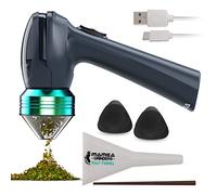 Mamba Electric Herb Grinder - USB Electric Grinder, Original 1g Gray Metal, Portable Metal Grinder for Herbs, Quick & Easy-to-Use Spice Mill for Kitchen